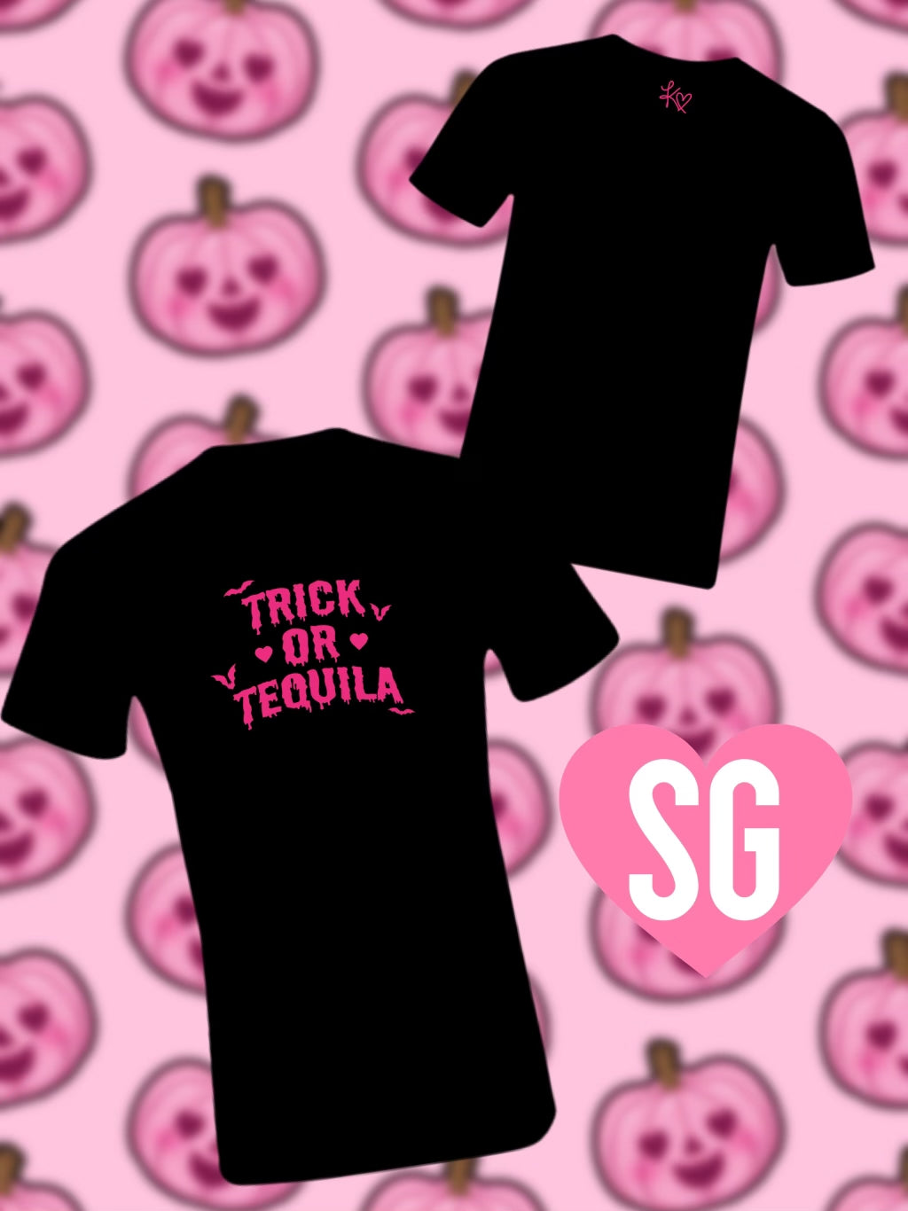 Trick or Tequila Tee- Black